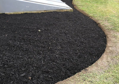 Landscaped and Mulched Yard